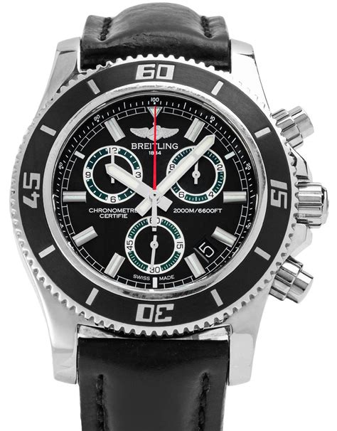 used breitling superocean chronograph m2000|Breitling Superocean bezel.